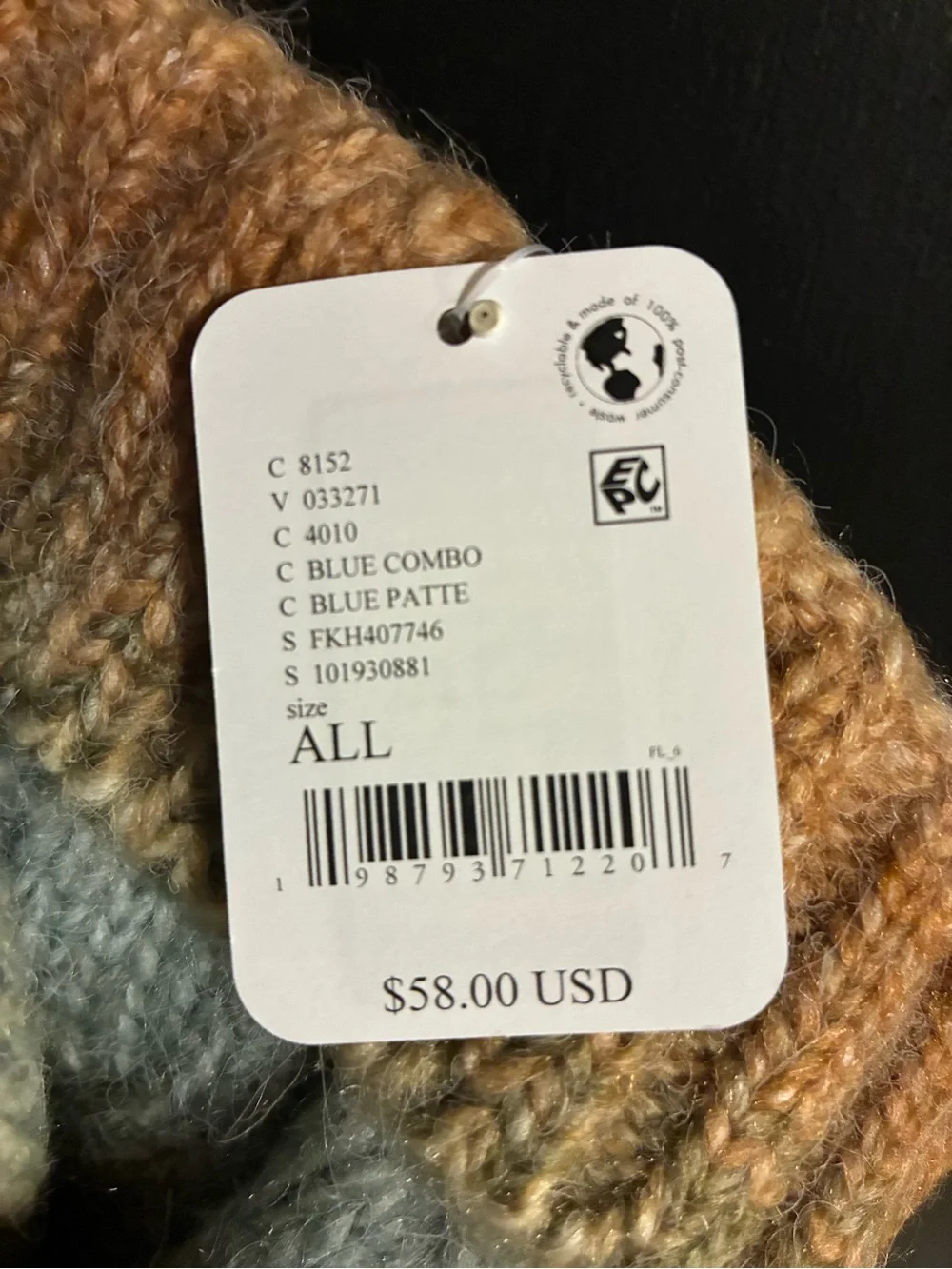 Free People Rainbow Run Hat & Glove Set